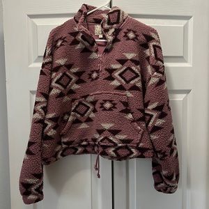 Faux Fur sweater 100%polyester size L